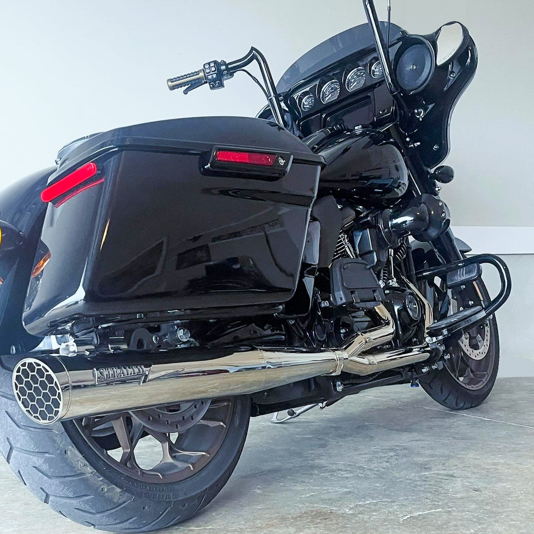 Full Length Harley Bagger Slip On 2.25" Muffler