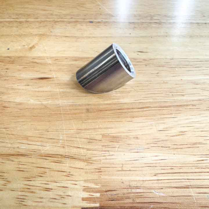 Stainless Steel O2 Sensor Weld Bung 45° Cut M18x1.5