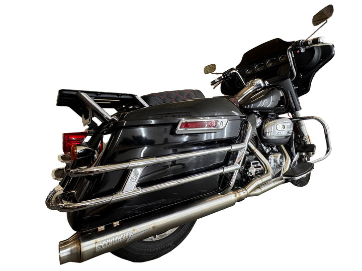 Pipe Bomb Full Length Harley Bagger Slip On 2.25" Muffler