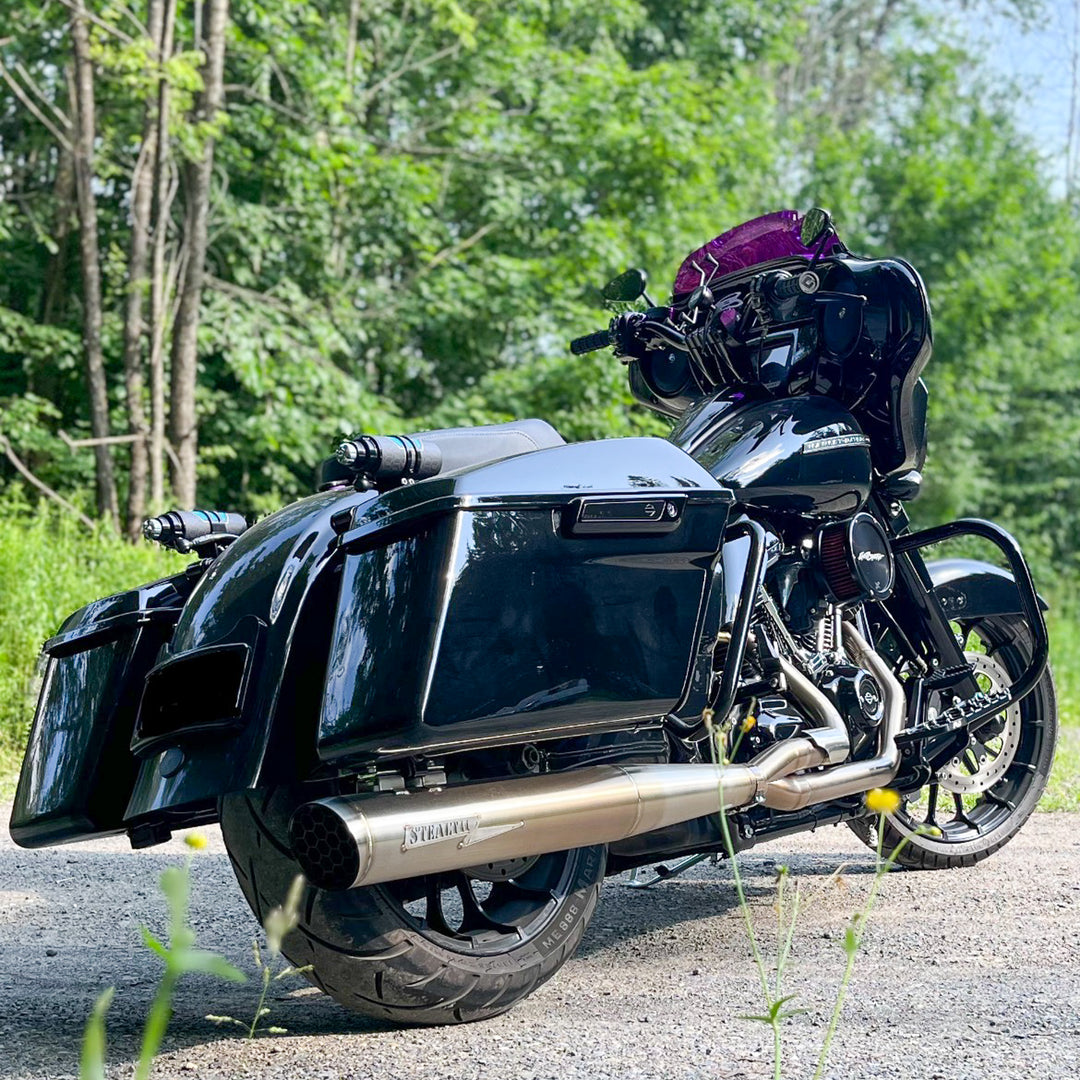 Full Length Harley Bagger Slip On 2.25" Muffler