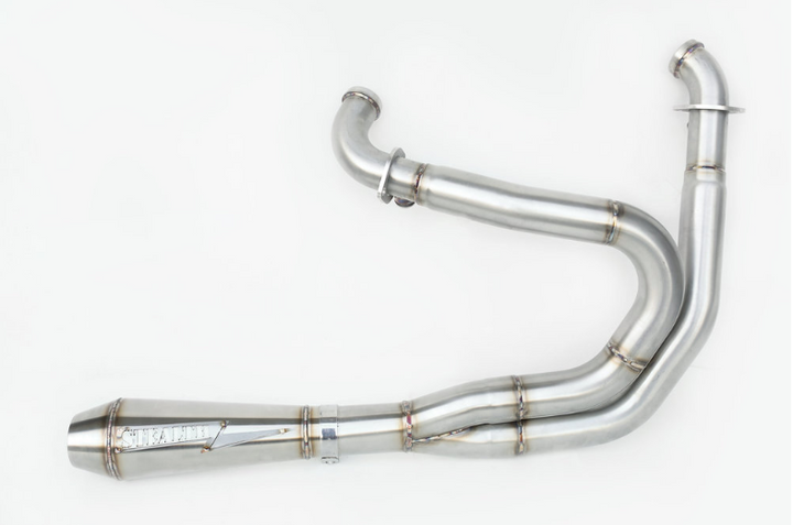 Stealth Pipes exhaust system for 2006–2017 Harley Dyna – stainless steel headers and muffler