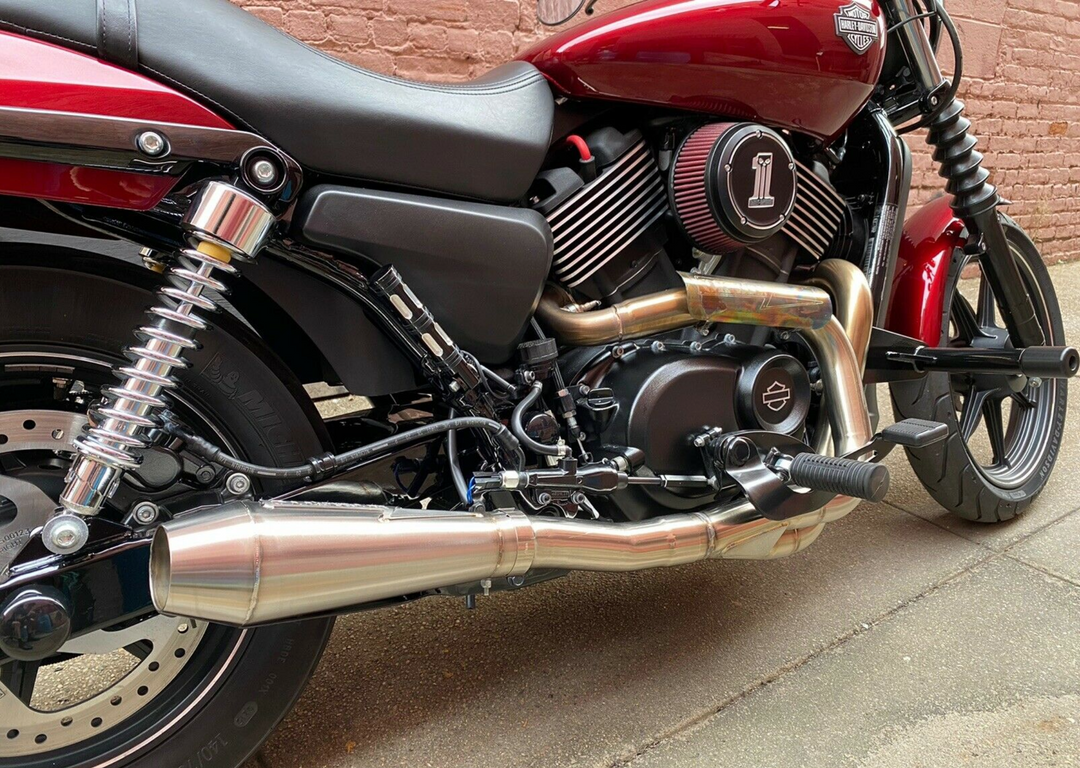 Stealth Pipes exhaust muffler on Harley XG 750 – stainless performance upgrade for 500 and 750 models